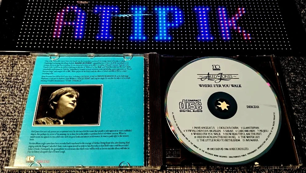 🎶 Aled Jones - Where E'er You Walk - CD Rare Uk 1986 Voix Angélique Collector 💎 – photo 3